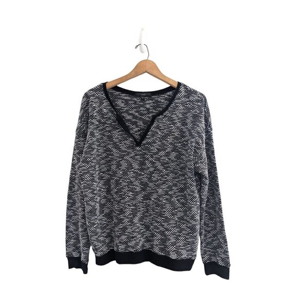 Sanctuary Goth Emo Lightweight Knit V-Neck Sweater Size L - Picture 2 of 8